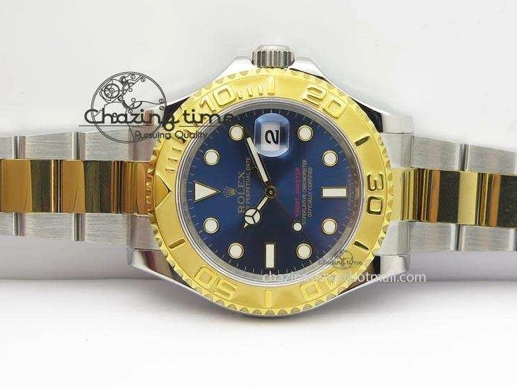 MiroTime 0207 Unisex Yacht-Master 116622 JF Best Edition SS YG Blue Dial On Bracelet A 3916